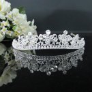 Fancy Silver Crystal Bridal Tiara;Rhinestone Wedding Tiara;Bride Hair accessories#2059