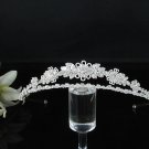 Fancy Silver Crystal Bridal Tiara;Rhinestone Wedding Tiara;Bride Hair accessories#2169