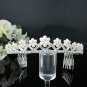 Fancy Silver Crystal Bridal Tiara;Rhinestone Wedding Tiara;Bride Hair accessories#1025