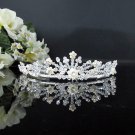 Fancy Silver Crystal Bridal Tiara;Rhinestone Wedding Tiara;Bride Hair accessories#1060