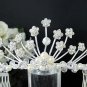 Fancy Silver Crystal Bridal Tiara;Rhinestone Wedding Tiara;Bride Hair accessories#1133