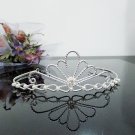 Fancy Silver Crystal Bridal Tiara;Rhinestone Wedding Tiara;Bride Hair accessories#1159