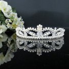 Rhinestone Wedding Tiara;Fancy Silver Crystal Bridal Tiara;Bride Hair accessories#1173