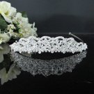 Rhinestone Wedding Tiara;Fancy Silver Crystal Bridal Tiara;Bride Hair accessories#4686