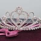 15 or 16 Birthday Tiara;Silver Sweetheart Crystal Occasion Tiara;Fashion Hair accessories#6845