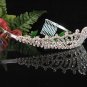 Bridesmaid Tiara;Occasion Crystal Silver Bride Headpiece ;Fancy Fashion Hair accessories #1854
