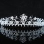 Crystal Silver Bride Headpiece ;Bridesmaid Tiara;Bridal Veil ;Fancy Fashion Hair accessories #683