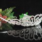 Bridal Veil ;Crystal Silver Bride Headband ;Bridesmaid Tiara;Fancy Fashion Hair accessories #1808