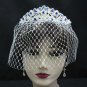 Bridal Veil ;Crystal Silver Bride Headpiece;Bridesmaid Tiara;Opera Hair accessories #564ry