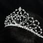 Bridal Veil ;Crystal Silver Bride Headpiece;Bridesmaid Tiara;Opera Hair accessories #1201s