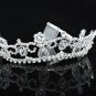 Opera Hair accessories ;Bridal Veil ;Crystal Silver Bride Headpiece;Bridesmaid Tiara#9034