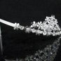Opera Hair accessories ;Bridal Veil ;Crystal Silver Bride Headpiece;Bridesmaid Tiara#9046