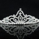 Opera Hair accessories ;Bridal Veil ;Crystal Silver Bride Headpiece;Bridesmaid Tiara#9193