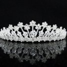 Opera Hair accessories ;Bridal Veil ;Crystal Silver Bride Headpiece;Bridesmaid Tiara#1703