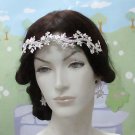 Opera Hair accessories ;Bridal Veil ;Crystal Silver Bride Headpiece;Bridesmaid Tiara#4938