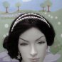 Bridal Veil ;Opera Hair accessories ;Silver Twin Bride Headband;Bridesmaid Tiara#1171s
