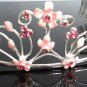Bridesmaid Tiara;Bridal Veil ;Opera Hair accessories ;Silver Floral Bride Headpiece#684p