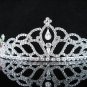 Opera Hair accessories ;Bridesmaid Tiara;Bridal Veil ;Silver Floral Bride Headpiece#8989