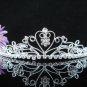 Opera Hair accessories ;Bridesmaid Tiara;Bridal Veil ;Silver Sweetheart Bride Headpiece#583
