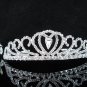 Opera Hair accessories ;Bridesmaid Tiara;Bridal Veil ;Fancy Silver Bride Headpiece#829