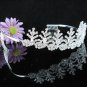 Bridal Veil ;Opera Hair accessories ;Bridesmaid Tiara;Fancy Silver Bride Headpiece#6468