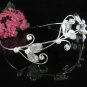 Bridal Veil ;Opera Hair accessories ;Bridesmaid Tiara;Fancy Silver Vine Bride Headband#4344
