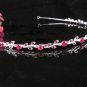 Bridal Veil ;Opera Hair accessories ;Bridesmaid Tiara;Fancy Floral Silver Vine Bride Headband#535r