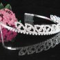 Bridal Veil ;Opera accessories ;Bridesmaid Tiara;Teen girl headpiece;Silver Bride Headband#622s