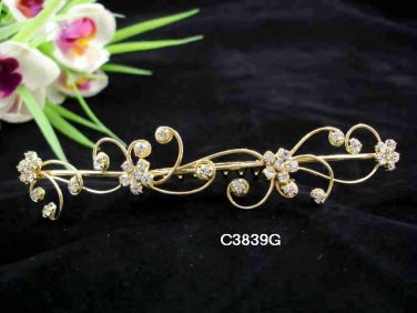Opera accessories ;Bridal Veil ;Wedding Headpiece; Floral Bridesmaid Comb;Teen girl Tiara #3839g