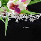 Opera accessories ;Bridal Veil ;Wedding Headpiece;Silver Bridesmaid Comb;Teen girl Tiara #5477