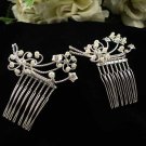 Silver Combs;Teen Girl Comb ;Bride Tiara;tiara;Fashion Bridesmaid Hair accessories;Bridal Comb#2460