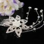 Bridesmaid Hair accessories ;Opera Tiara;Bridal Comb; Silver Teen Girl Comb ;Bride Tiara#707s
