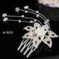 Bridesmaid Hair accessories ;Opera Tiara;Bridal Comb; Silver Teen Girl Comb ;Bride Tiara#707s
