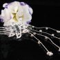 Bridesmaid Hair accessories ;Opera Tiara;Bridal Comb; Silver Teen Girl Comb ;Bride Tiara#707s