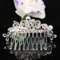 Bridesmaid Hair accessories ;Opera Tiara;Bridal Comb; Silver Teen Girl Comb ;Bride Tiara#714s