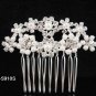 Bridesmaid Hair accessories ;Opera Tiara;Bridal Comb; Silver Teen Girl Comb ;Bride Tiara#5910s