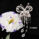 Bridesmaid Hair accessories ;Opera Tiara;Bridal Comb; Silver Teen Girl Comb ;Bride Tiara#668s