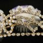 Bridesmaid Hair accessories ;Opera Tiara;Bridal Comb;Golden Teen Girl Comb ;Bride Tiara#5034g
