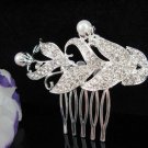 Bridesmaid Hair accessories ;Opera Tiara;Bridal Comb;Silver Teen Girl Comb ;Bride Tiara#461