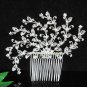 Bridesmaid Hair accessories ;Opera Tiara;Bridal Comb;Silver Teen Girl Comb ;Bride Tiara#3v