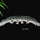 Opera Tiara;Bridesmaid Hair accessories ;Bridal Comb;Silver Teen Girl Comb ;Bride Tiara#587