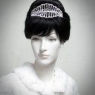 Bridesmaid Hair accessories ;Opera Tiara;Bridal Comb;Silver Teen Girl Comb ;Bride Tiara#2558