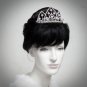 Bridesmaid Hair accessories ;Opera Tiara;Bridal Comb;Silver Teen Girl Comb ;Bride Tiara#2028