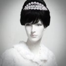 Bridal Comb; Bridesmaid Hair accessories ;Opera Tiara;Silver Teen Girl Comb ;Bride Tiara#1542