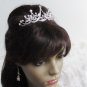 Silver Teen Girl Comb ;Bridal Comb; Bridesmaid Hair accessories ;Opera Tiara;Bride Tiara#451