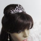 Silver Teen Girl Comb ;Bridal Comb; Bridesmaid Hair accessories ;Opera Tiara;Bride Tiara#466