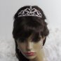 Silver Teen Girl Comb ;Bridal Comb; Bridesmaid Hair accessories ;Opera Tiara;Bride Tiara#468