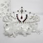 Sweetheart Silver Tiara ;Bridal Comb; Bridesmaid Hair accessories ;Opera Tiara;Bride Tiara#960r