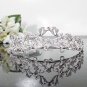 Floral Fancy Silver Tiara ;Bridal Comb; Bridesmaid Hair accessories ;Opera Tiara;Bride Tiara#8236