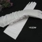 Elbow Gloves; Fashion Accessories;Thin Organza White Bridal Gloves;Wedding Bride Accessories#33